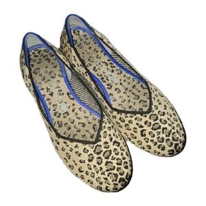 Rothy's Leopard Cheetah Animal Print Ballet Flats Women's Sz 10